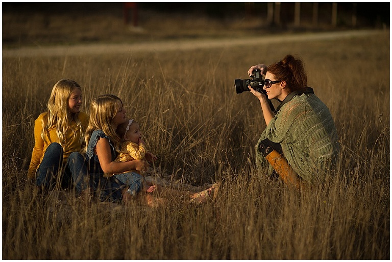 Behind the scenes family photograpy