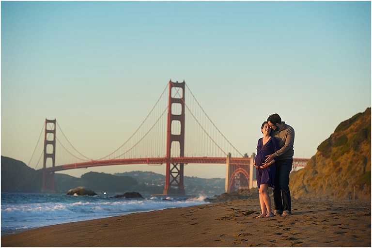 Golden Gate Bridge Maternity Photos